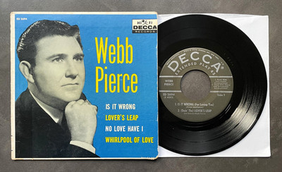 EP Webb Pierce - Same - US DECCA