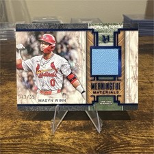 Topps Museum Collection 2025 Masyn Winn Meaningful Relic /35 #MMR-MW Cardinals