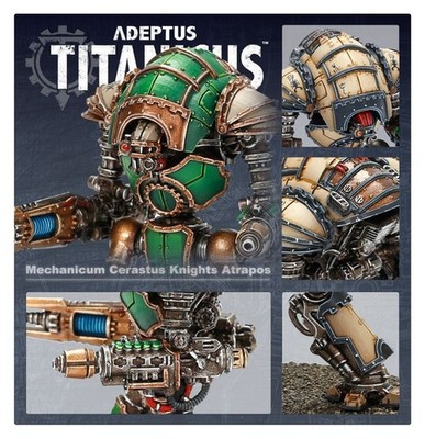 Forge World Adeptus Titanicus Mechanicum Cerastus Knights Atrapos Games Workshop