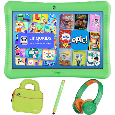 Contixo 10 Android Kids Tablet Bundle - 32Gb Epic Lingokids Educational Apps