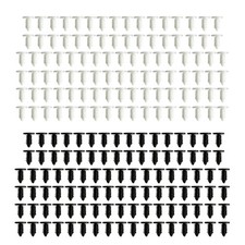 100 Pcs Plastic Rivets Push Pins Rivet Fasteners Plastic Hole Hood Pressure Pins