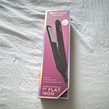 Juicy Couture 1" Ceramic Tourmaline Flat Iron Straightener 400 F Black Lock