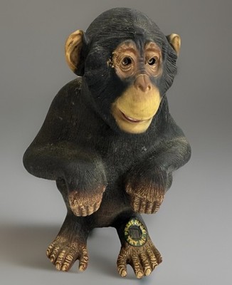 Vintage Chimpanzee Wow Wee Inc Ape Animatronic Chimp Monkey 1999 Works Tested