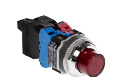 ALD212611DNUR IDEC Switches, TWND Series Pushbutton, Mom, Red, Ext, 120VAC XFMR