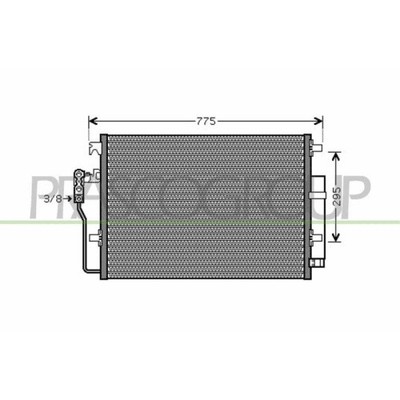 Kondensator Klimaanlage Prasco ME919C001 Prascoselection für Mercedes Benz VW