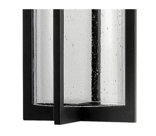 Hinkley Shelter 1328BK Outdoor Hanging Pendant Light Black Clear Glass 24.5"H - Picture 7 of 17