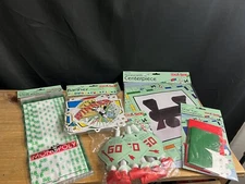 VINTAGE LOT OF 90'S MONOPOLY THEME BIRTHDAY PARTY SUPPLIES,DECORATIONS,BANNERS++