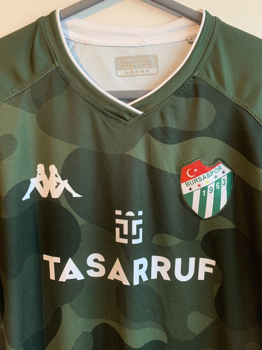 Bursaspor Visitante Camiseta de Fútbol 2020 - 2021. Sponsored by Tasarruf