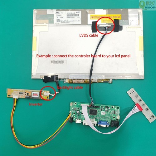 LP154W01-TL 1280X800 screen HD-MI VGA DVI LCD monitor controller board kit - Picture 3 of 3