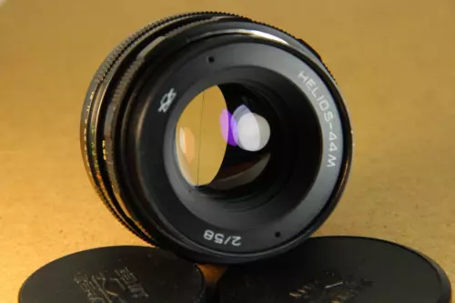 KMZ Anamorphic Helios 44M 2/58 Soviet lens Cine mod lens  M42 mount