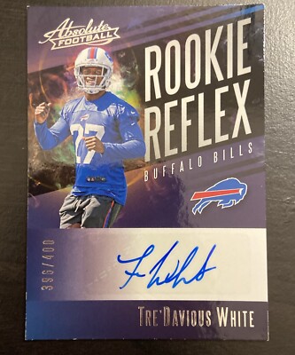 2017 Panini Absolute  - Rookie Reflex Signatures Tre'Davious White /400 (AU, RC)