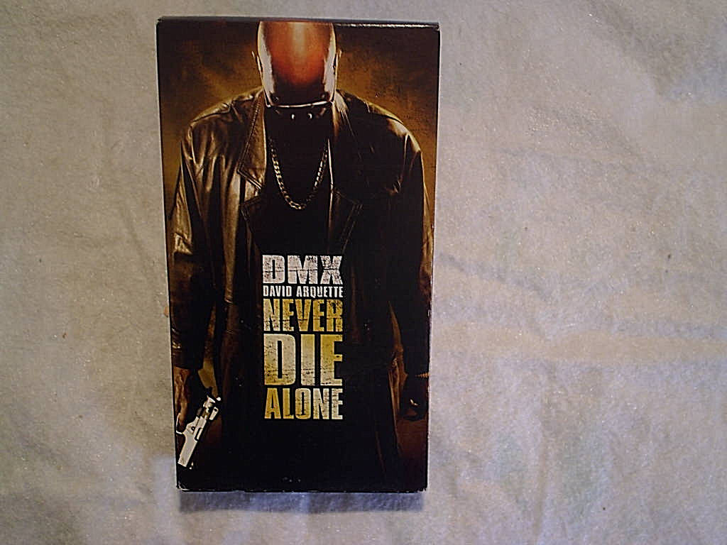 2004 NEVER DIE ALONE VHS MOVIE,RARE,DMX,David Arquette