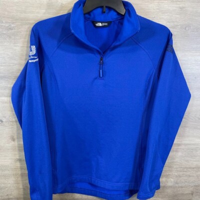 North Face 1/4 Zip Pullover Womens Size Medium Blue Lightweight Gorpcore Outdoor