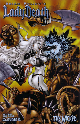 BRIAN PULIDO´S LADY DEATH The Wicked #1/2 Hellcat Edition AVATAR Press