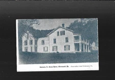 GLENWOOD PA  VINTAGE POSTCARD  bw  HOME of GALUSHA A GROW Politician 1900s