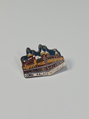 Corn Palace Mitchell South Dakota Souvenir Lapel Pin Tourist Attraction MAFCO *