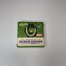 Dr Squatch Limited Edition Marvel Soap Hulk Scrub Smash Heavy Grit Avengers