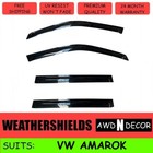 Weathershields, Weather shields for VW Amarok Dual Cab 09+ model Sun Visors