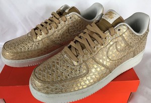 gold snakeskin air force 1