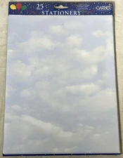 Gartner Studios Clouds Sky Stationary 25 Sheets Of Paper Sealed