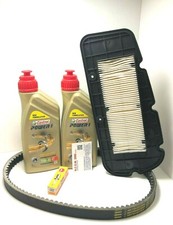 KIT TAGLIANDO CASTROL FILTRO+CANDELA+CINGHIA SYM Citycom 300 2007 2008 2009 2010
