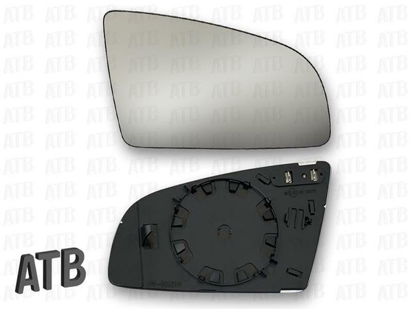 Spiegelglas Konvex Beheizbar Rechts FüR Audi A3 A4 A6 A8 Bis 2008 Neu-image