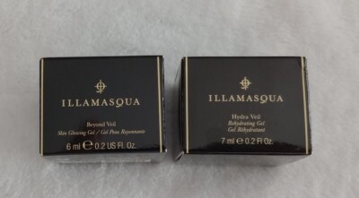 Lot of 2 Illamasqua Travel Size Gel - Beyond Veil & Hydra Veil 0.2oz each New