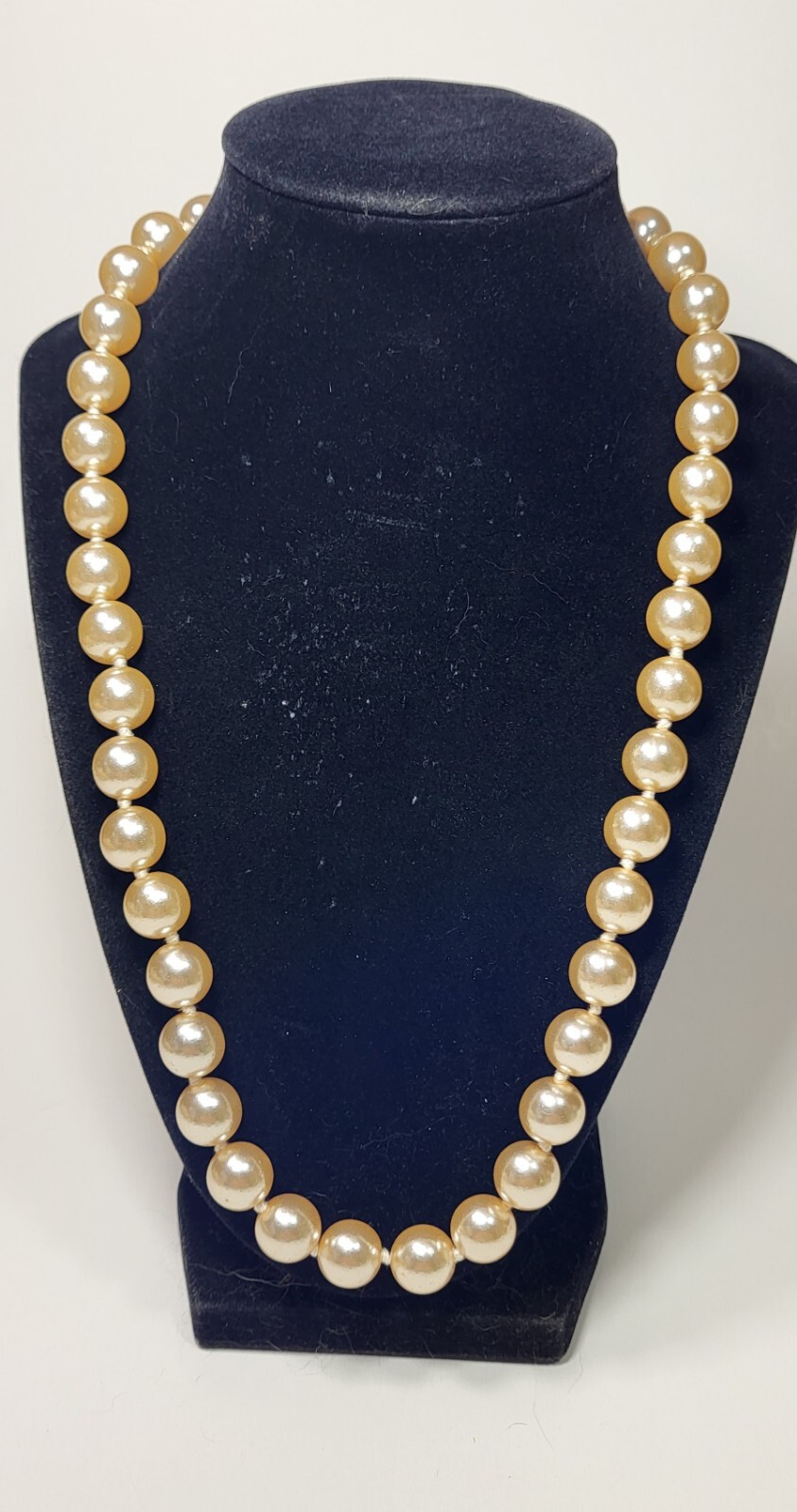 Vintage Kenneth J Lane Large Champagne Colored La… - image 1