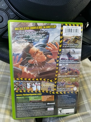 FlatOut Xbox Game Complete FREE Same Day Shipping - Picture 3 of 3