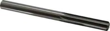 Made in USA 0.499" HSS 6 Flute Chucking Reamer Straight Flute, Straight Shank...