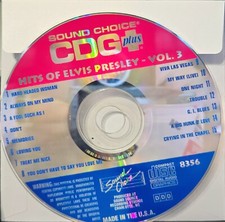 SC8356 ELVIS  SOUND CHOICE KARAOKE CDGS LOT MD