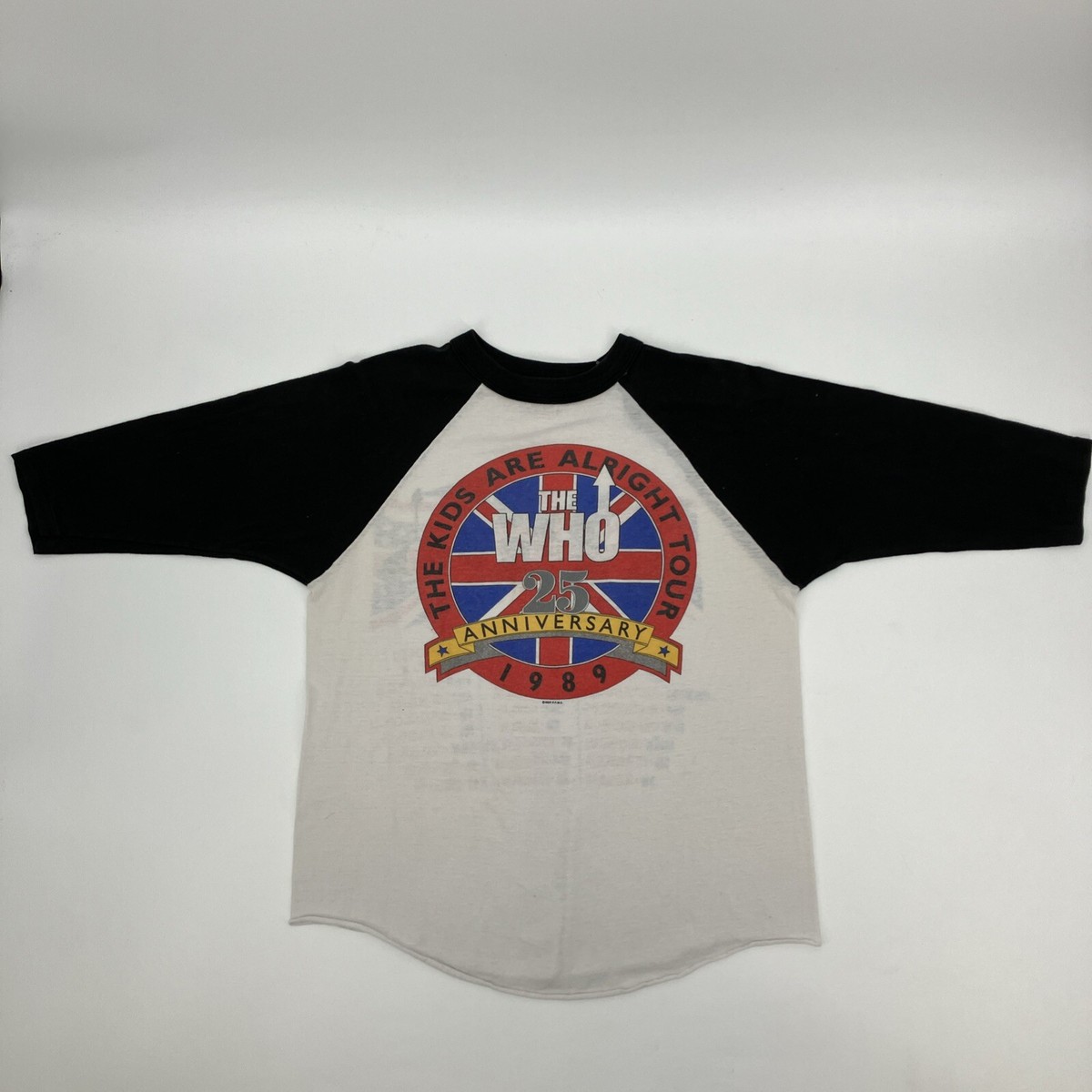 Vintage 89 THE WHO The Kids are Alright 2 sided raglan Vintage 89 THE WHO The Kids are Alright 2 sided raglan