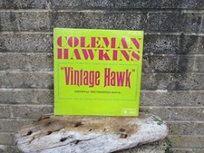 Vintage LP vinyl record - Jazz - Coleman Hawkins - Vintage Hawk 