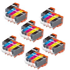 30 PK Ink Cartridges Set for PGI 225BK CLI 226 Pixma MG5220 MG5320 MG5120
