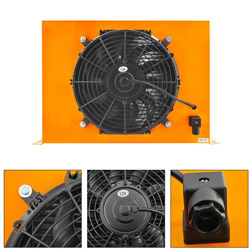 New AH1417T-CA Hydraulic Air Cooler Oil Radiator DC12V - Picture 20 of 23