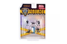 Police Line 2 MIJO 1:64 Figures Pieces American Diorama 76497MJ