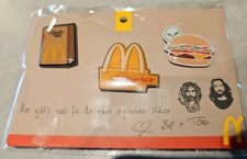 McDonalds Tokio Hotel Bill Tom Kaulitz Pin Set NEU OVP Mc Donald