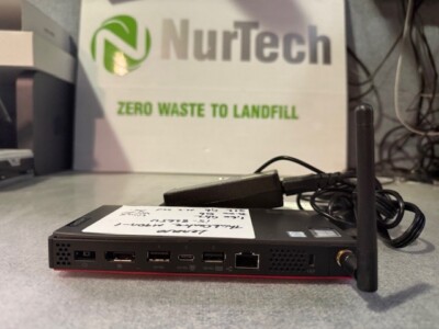 LENOVO THINKCENTER M90n-1 NANO I5-8265U@1.60GHz 8GB RAM 512GB m.2 SSD WIFI Linux