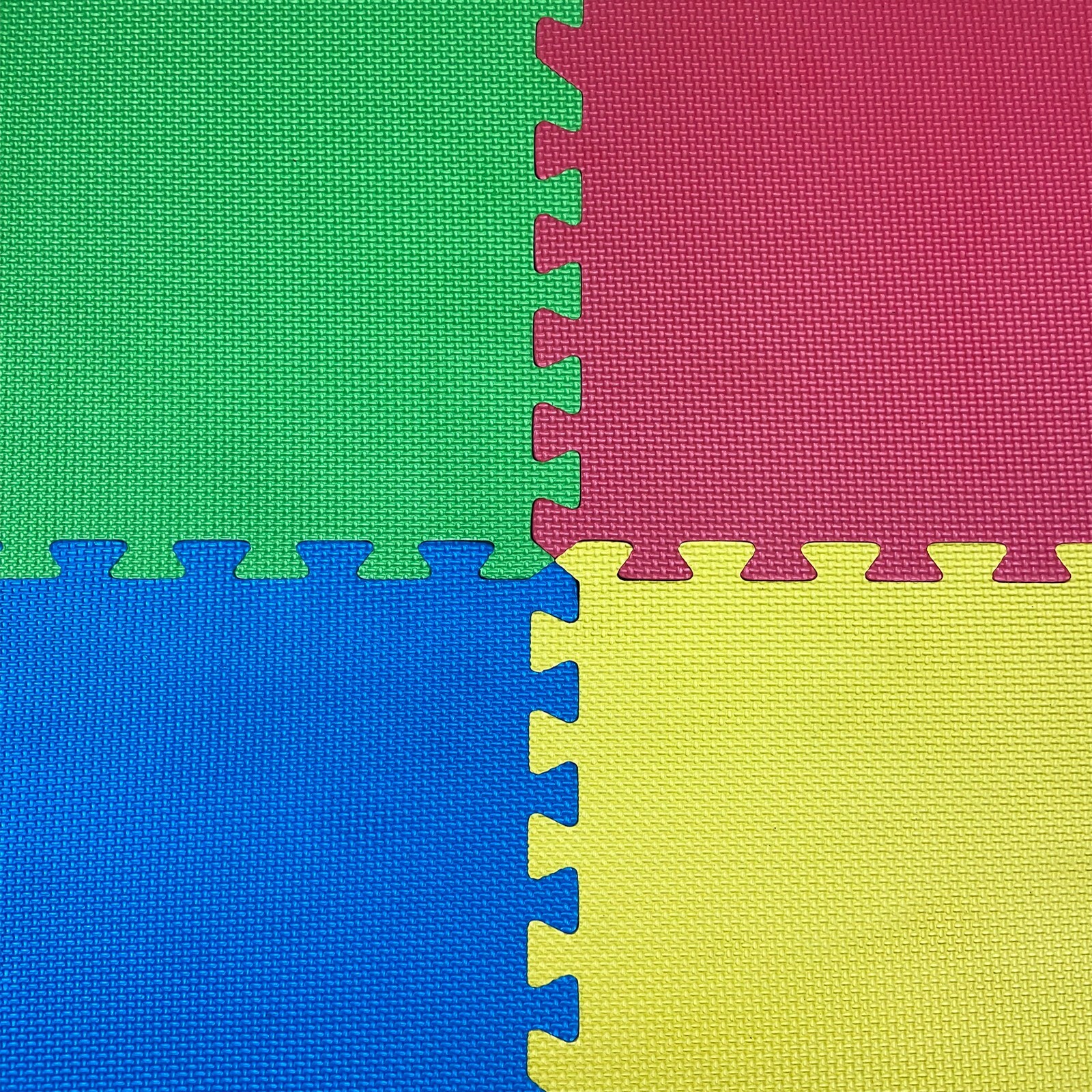 4PK INTERLOCKING EVA FLOOR MAT MULTI COLOURED SOFT THICK FOAM PADDED