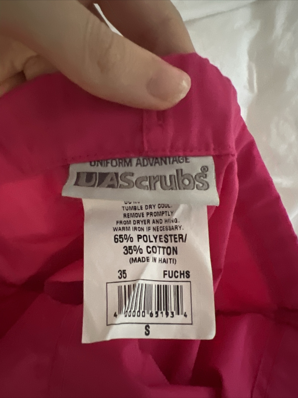 brand-new-bright-pink-scrubs-uascrubs-size-small-tags-removed-never