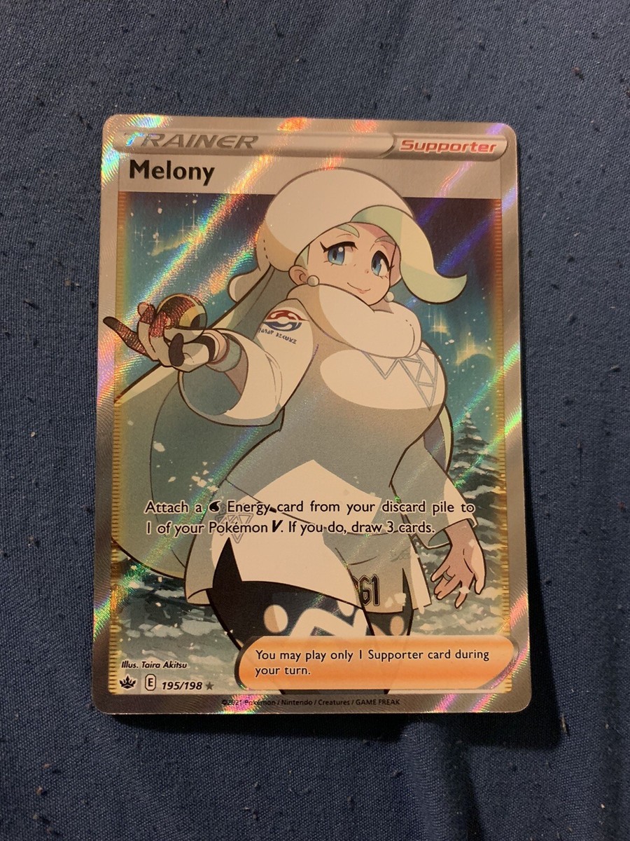 melony rare league card Melony - 195/198 - Full Art Ultra Rare - Sword & Shield main image 0