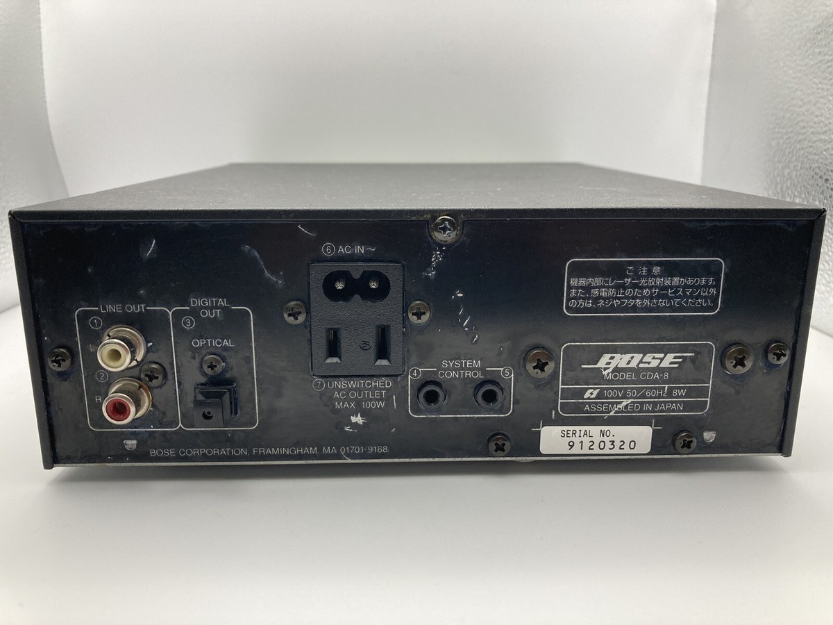 その他 CDA 8 compact disc player BOSE CDA-8 COMPACT DISC PLAYER ジャンク