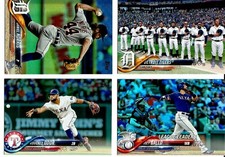 2018 TOPPS Baseball FOILS, Series 1,2 & Update Complete Your Set, FREE SHIPPING