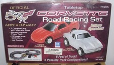 CORVETTE 50TH ANNIVERSARY ROAD RACING SLOT CAR SET BOXED