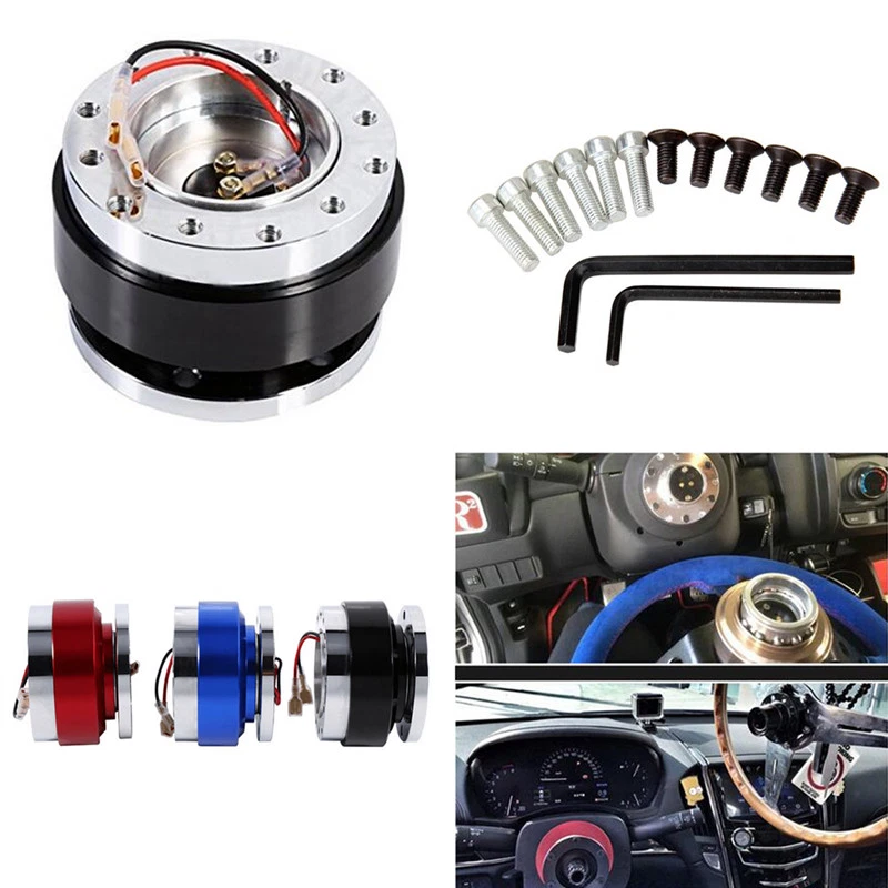 Volante de coche Buje de liberación rápida Adaptador de carreras Snap Off Boss Kits Accesorio Foto 2 de 4