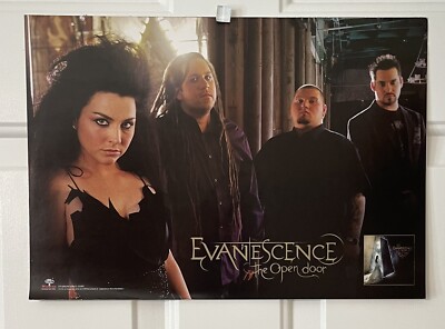Evanescence ''The Open Door'' 2006 Promotional Album Store Cardboard Poster