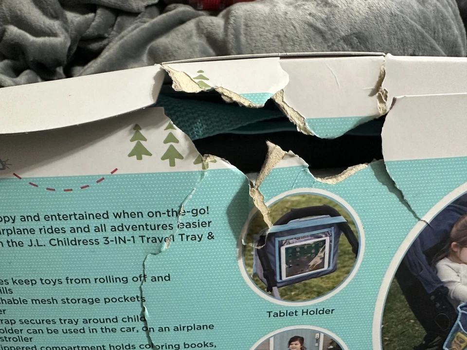 J.L. Childress Kids Toddler 3-IN-1 Travel Lap Tray and Tablet Holder BRAND NEW - Image 3 of 4