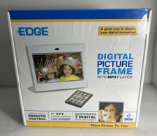 EDGE DIGITAL PICTURE FRAME WITH MP3 PLAYER 7"