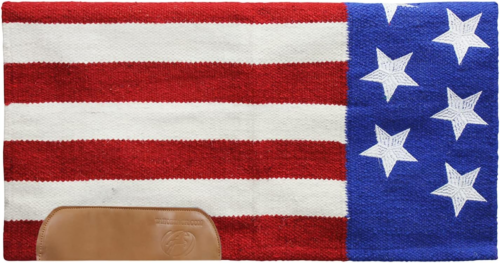 Almohadilla de manta para silla de montar occidental de lana American Pride New Zealand 34" X 36" - Imagen 5 de 11