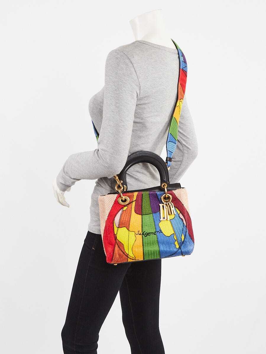 Christian Dior Multicolor Fabric Tarot Embroidered and Beaded